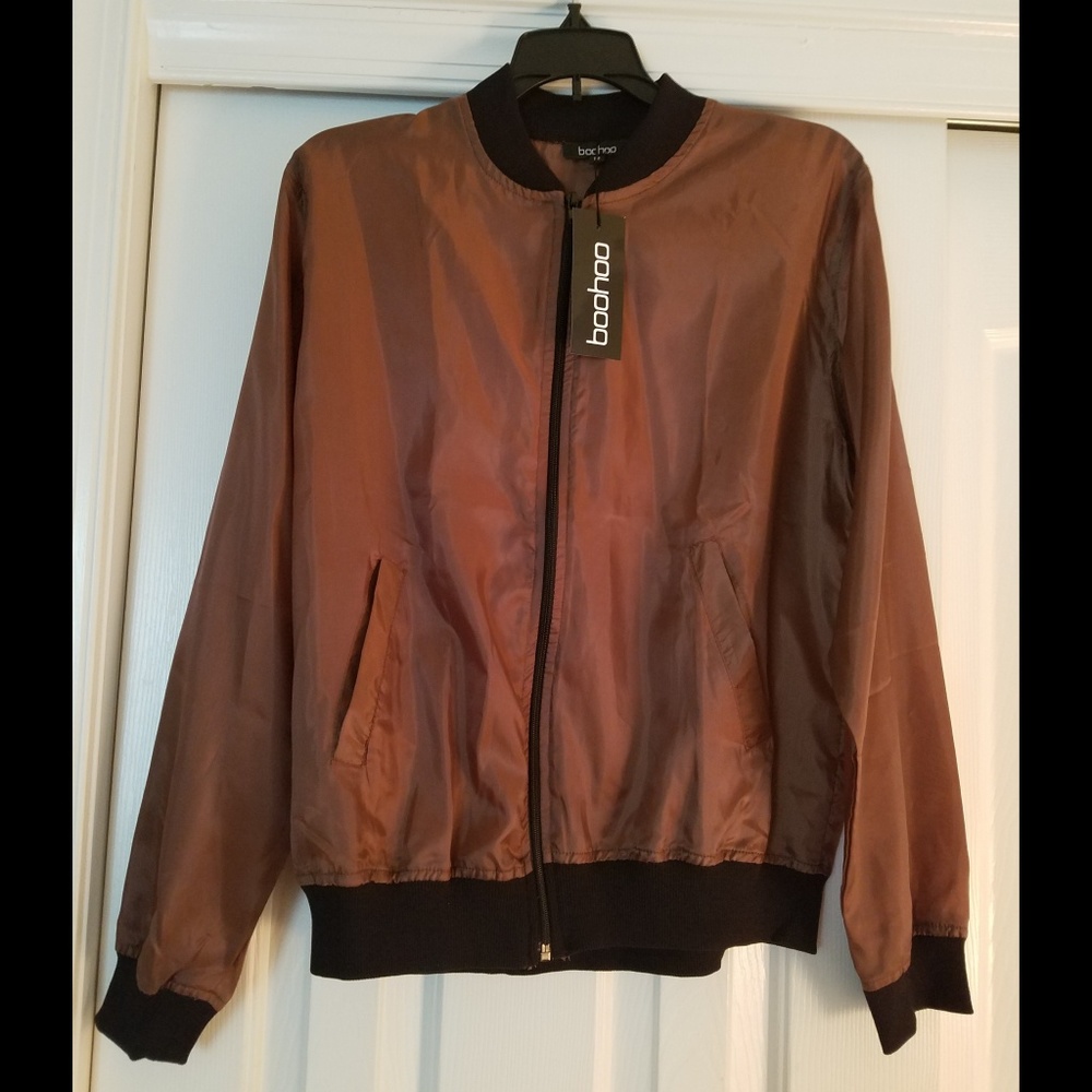 Brown Light Bomber Jacket